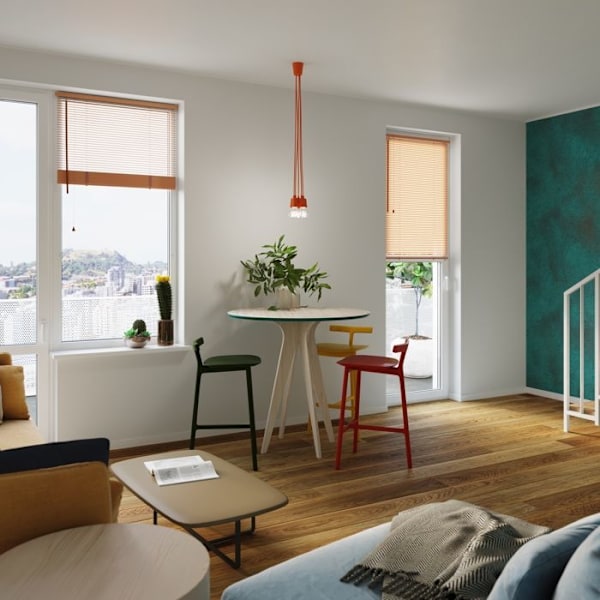 DIEGO 5 E27 LED Pendel Modern Loft BOHO Design Corridor - Orange