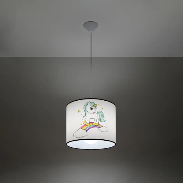 Sollux Lighting Unicorn 30 hængelampe vit/flerfärgad