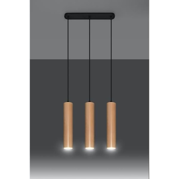 LINO 3 GU10 LED Pendel Moderne Loft BOHO Design Korridor - TRÆ