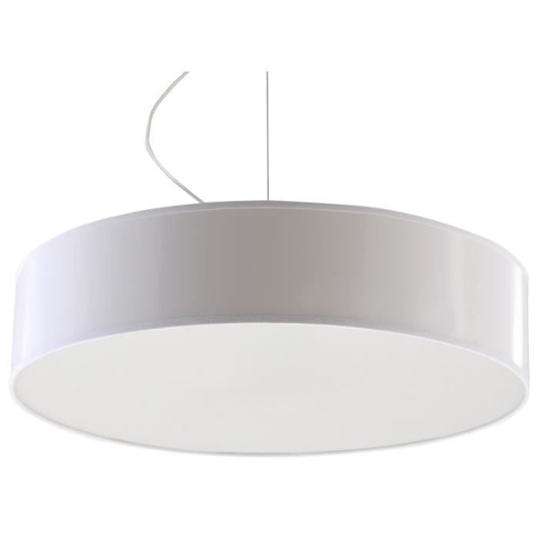 ARENA 45 E27 LED pendellampa Modern Loft BOHO Design Corridor - SOLLUX - Vit - 3 glödlampor - PVC