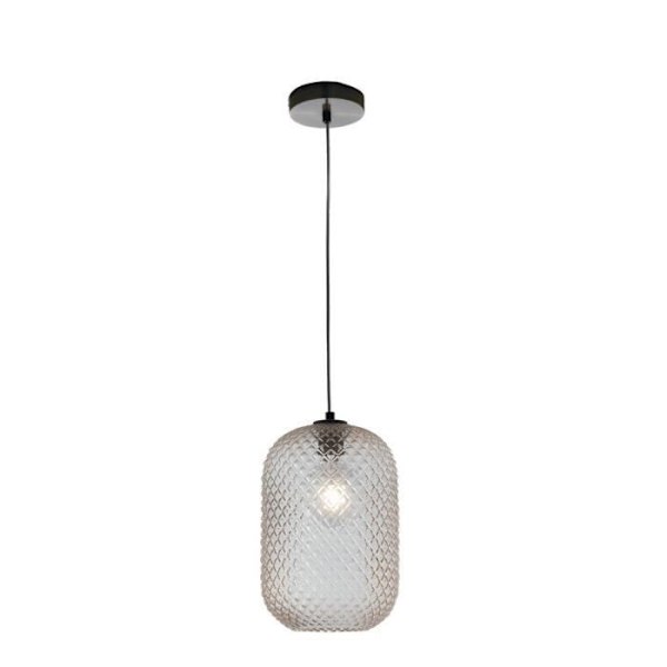 Fan Europe Luce_Ambiente_Design - Pendellampa i glaskupol, bärnsten, E27