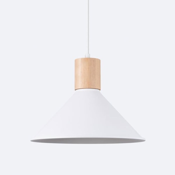 Suspensionslampe - Sollux - Pendelampe - Skandinavisk Design - E27 - 1x15W LED - Hvid