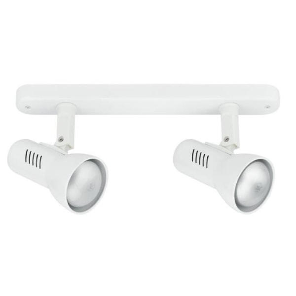 Fan Europa SPOT Justerbar Spotlight 2 Lys Twin Hvid 26x12,5cm