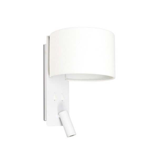 Faro Barcelona 64304 - FOLD Vit vägglampa med LED-spelare från NUT CREATIVE Vit