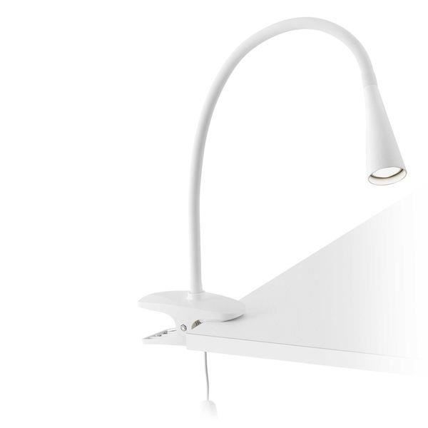 Klemme Skrivebordslampe-LENA-Led 5W -HVID - FARO