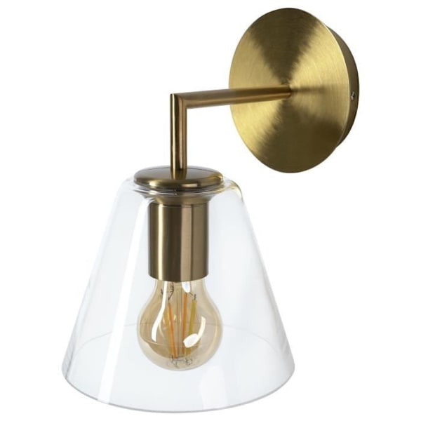 GASBY væglampe - SULION - Hvid - Glas og metal - E27 - LED - Moderne design