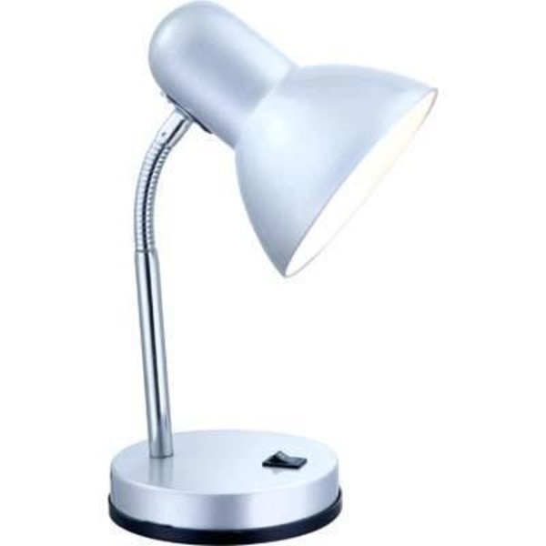 GLOBO LIGHTING Bordslampa med strömbrytare - Ø 21,5 x H 35 cm - Metallic grå