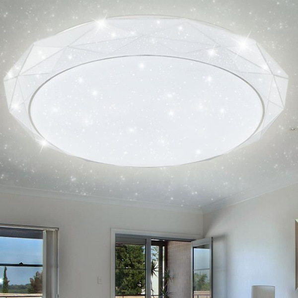 LED loftlampe med stjernetække, D 50 cm ANDI