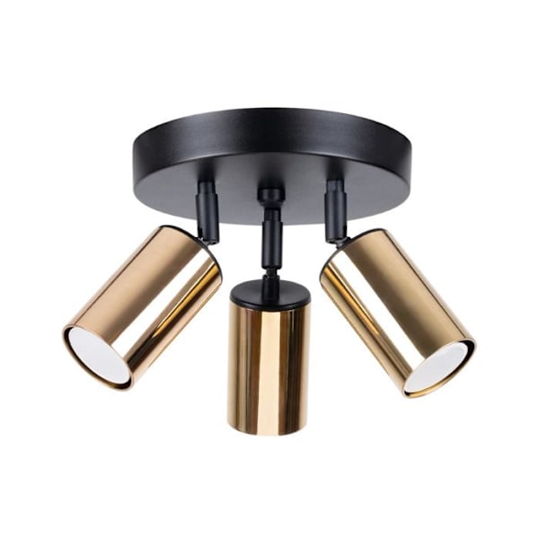 Sollux Lighting Winx bordlampe svart/guld