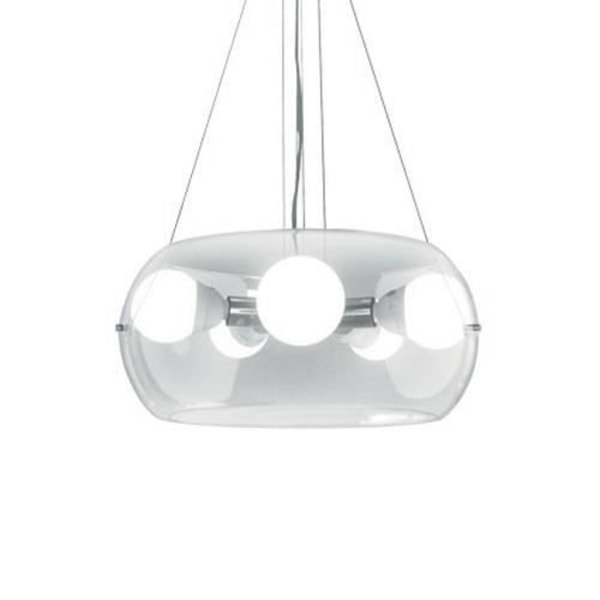 Ideal Lux AUDI-10 SP5, Soveværelse, Børneværelse, Spisestue, Stue, Krom, IP20, Overflade, Rund, Metal