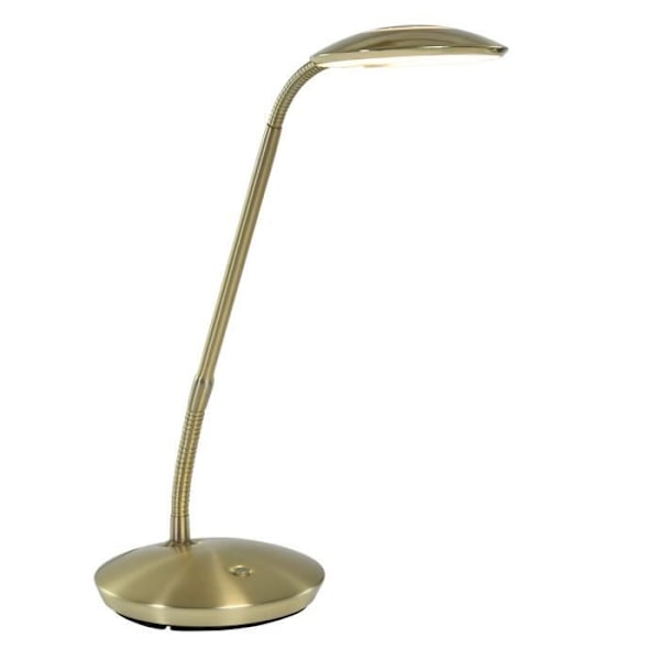 Sienna ZenithLed skrivebordslampe Børstet messing, mat plast