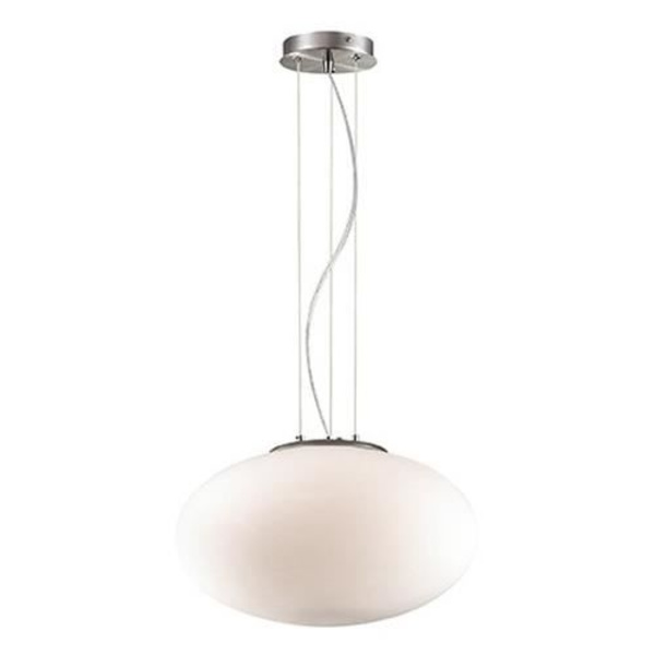 Ideal Lux Candy SP1 D40, Yta, Vit, Vit, Metall, Nickel, Glas, Sovrum, Barnrum, Kök, Vardagsrum