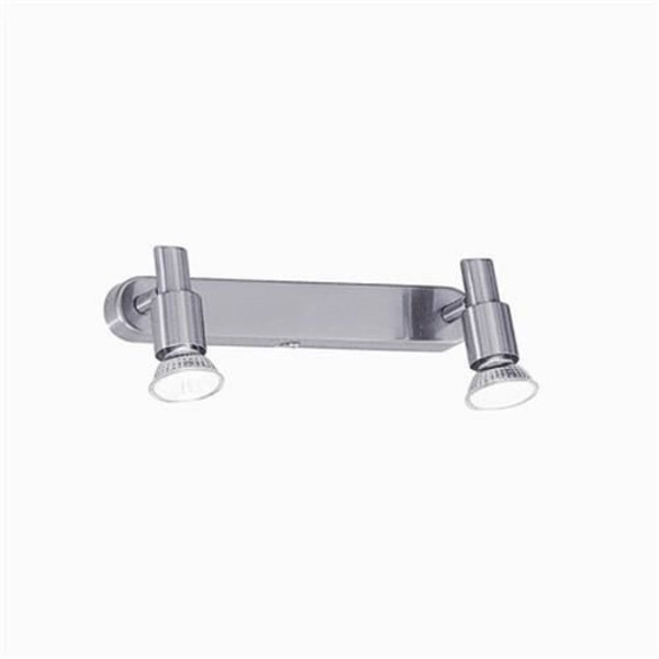 Ideal Lux Slem AP2, Yta, 2 glödlampor, 50 W, GU10, IP20, Nickel Nickel