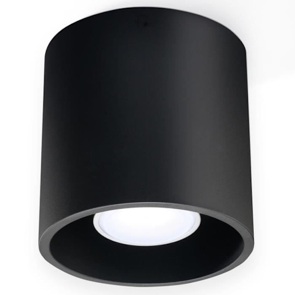ORBIS Takljusspot Modern Loftdesign för sovrum Vardagsrum Trappor Korridor - Svart - SOLLUX - GU10 - Aluminium
