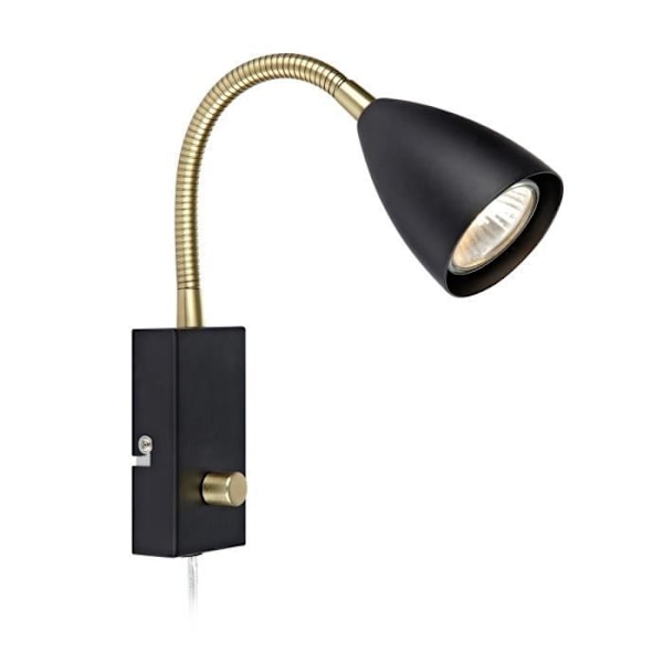 Væglampe - Keria - CIRO - Sort metal - Moderne design - GU10 Sort
