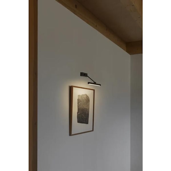 LED-applikation - Faro - Magritte - Svart - Aluminium - 6W - Inomhus Svart