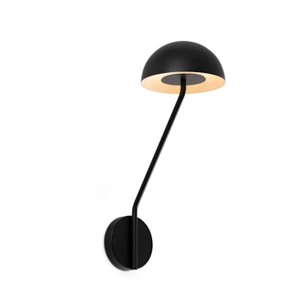 LED vägglampa - FARO - Ren - Svart metall - H 41cm - 6W 1150 lm - 3000K° BLANCO