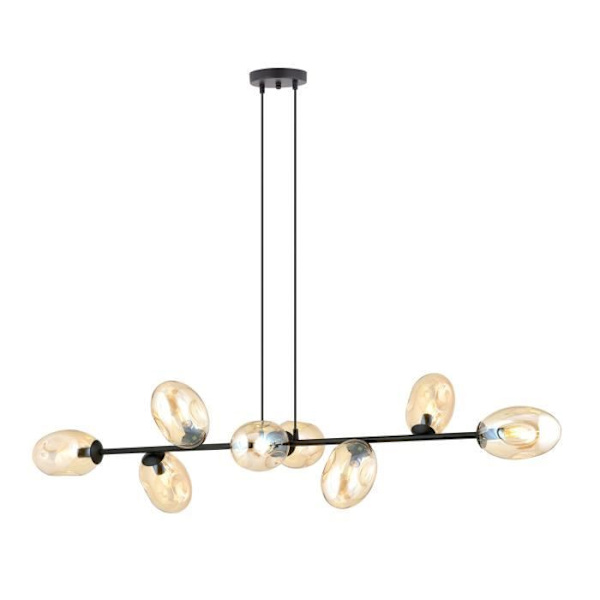 Emibig Hängande Lampa Pandora svart 8 x E14 svart