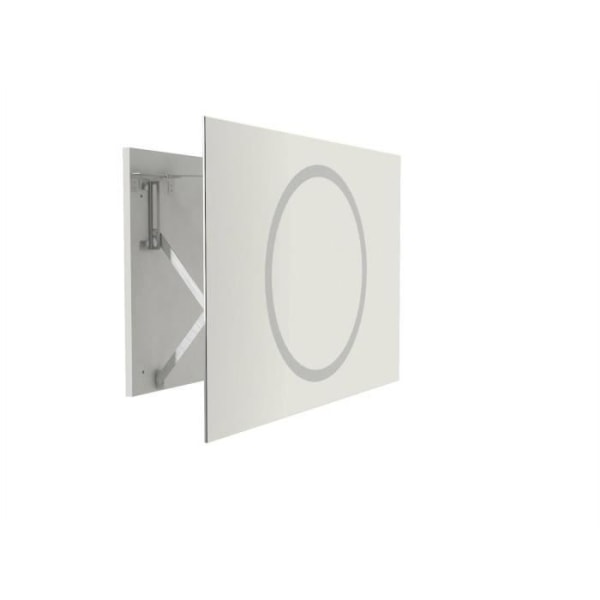 Sollux Solaris klarvit 1-ljus integrerad LED badrumsspegel - SL.0589