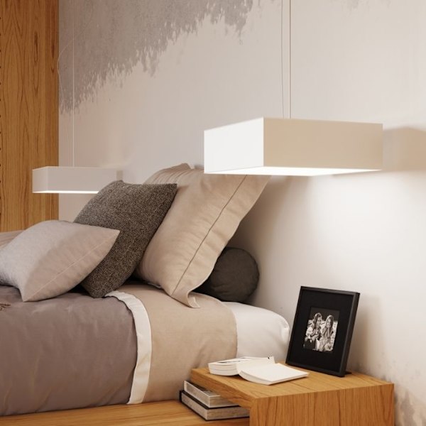Modern LED-taklampa LOFT Designspot - Vit - SOLLUX - HORUS 45 - 3 glödlampor - E27 - 60W vit