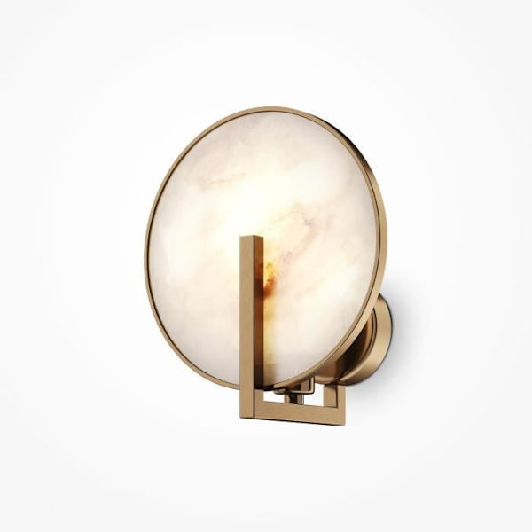 Vägglampa - Maytoni - Marmo - Guld - Metall - E14 - 40W - Samtida design