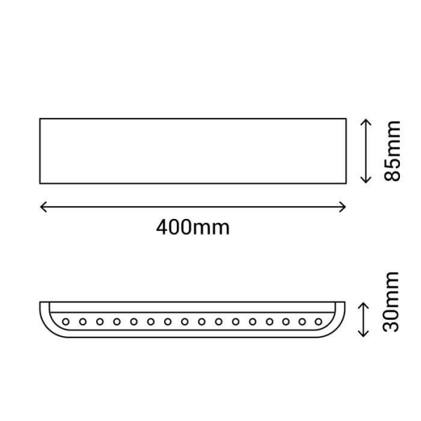 LED væglampe KLEE BL 24-1440-830