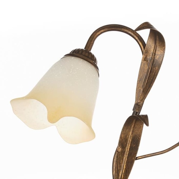 Plafonnier - Onli - LUCREZIA - Semi-affleurant - Metall och glas - 3 lampor E14