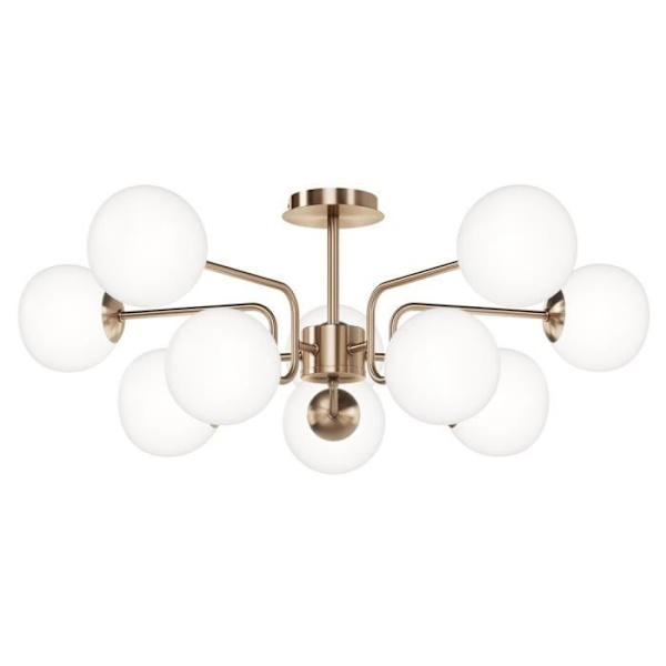 Plafonnier - Maytoni - Erich - 10 Lys - Messing - E14 - Moderne