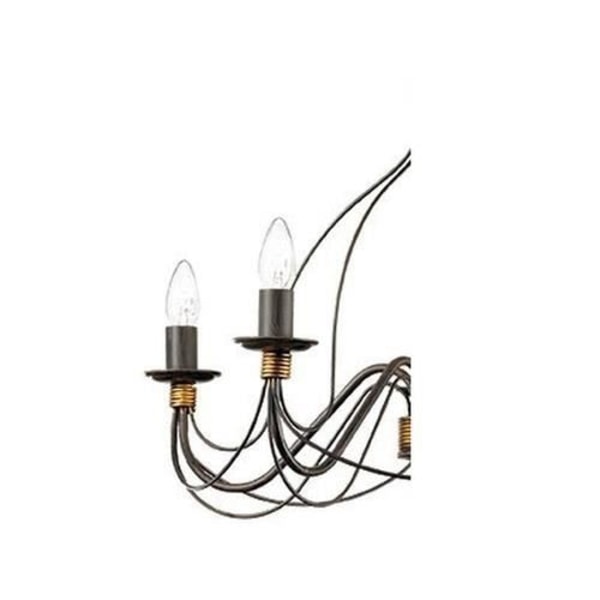 Ideal Lux CORTE SP8, Stue, Brun, IP20, Overflade, Metal, 8 pære(r)