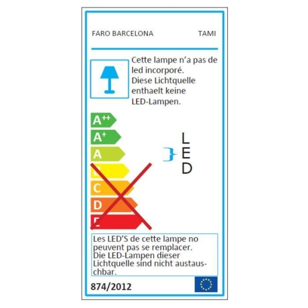 Udendørs loftslampe Tami 960 Lm (60 W) Mørkegrå