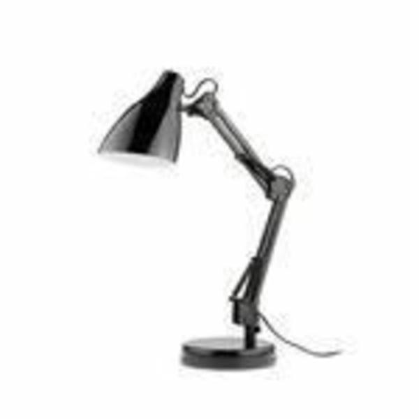 Sort Bordlampe E27 11W-Gru - FARO Svart