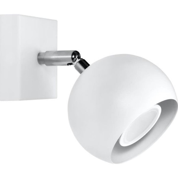 Væglampe - SOLLUX - OCULARE - Stål - GU10 LED - Hvid