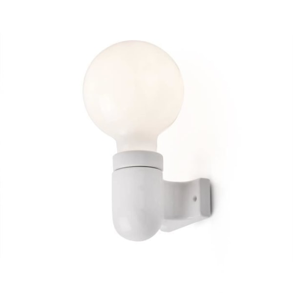 Faro Sera White Globe Væglampe 1 Lys E27 - FARO62302