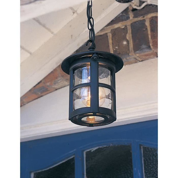 Loftlampe - Elstead - Hereford - 1 pære - IP43 - Sort svart