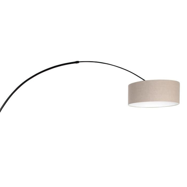 Sienna Sparkled Light Arc Golvlampa Mattsvart