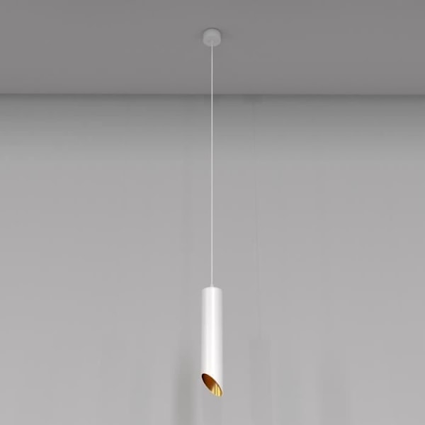 Maytoni Lipari Slim Pendel Taklampa Vit, Guld, 30cm, GU10