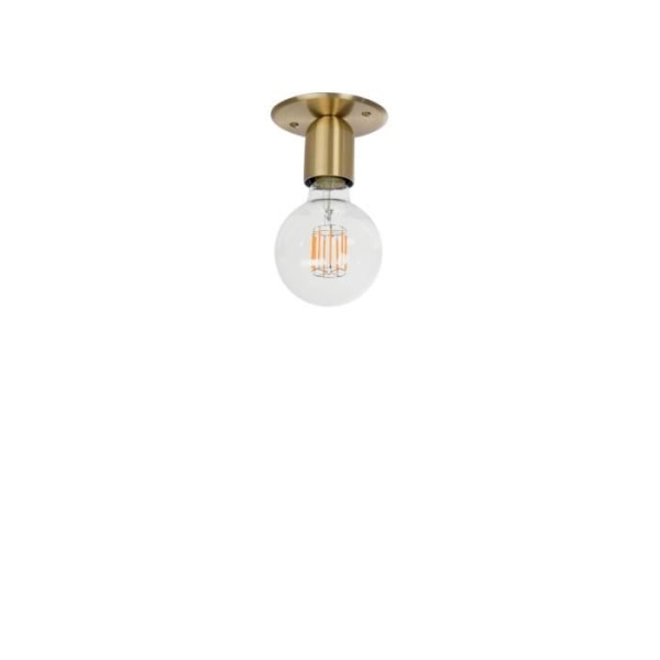 Belid Lighting LED 1 Light Flush Messing Lak Loftslampe BE202510