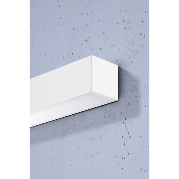 Vägglampa - SOLLUX - PINNE - Integrerad LED - Vit - 22W - Modern design