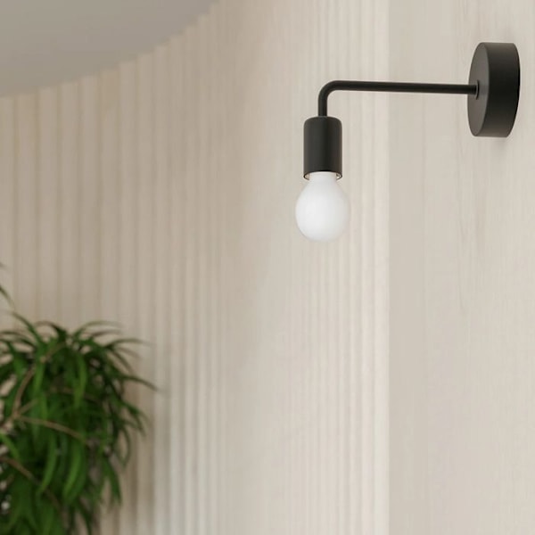Lys - Sollux Lighting - Norah 6R - Stål - Sort - 6 E27 pærer - LED svart