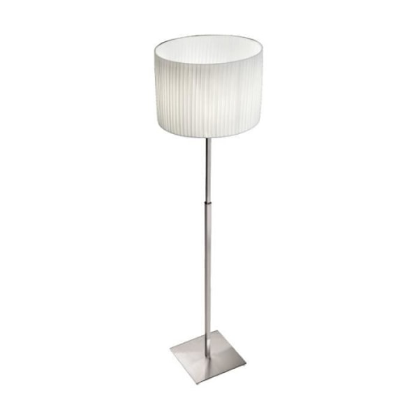 Gulvlampe - KOLARZ - SAND - Nikkel - 1 pære E27 - 40 cm i diameter - 160 cm i højden Nickel