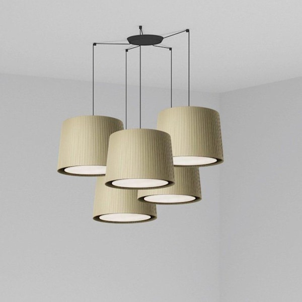SAMBA Golvlampa svart/grön 5L Svart
