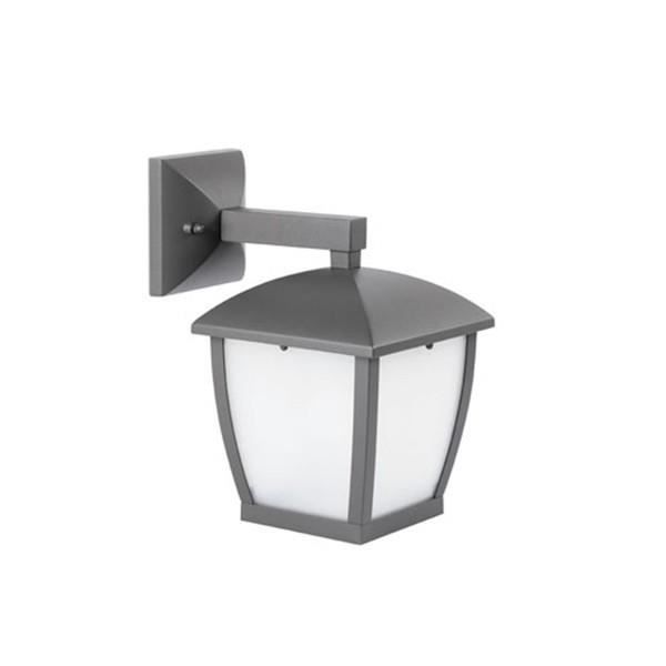 Vägglampa utomhus - FARO BARCELONA - MINI WILMA - LED - Grå - Aluminium och polykarbonat - 11 W Grå