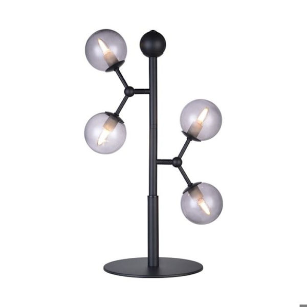 Bordslampa Halo Design Atom rök/svart