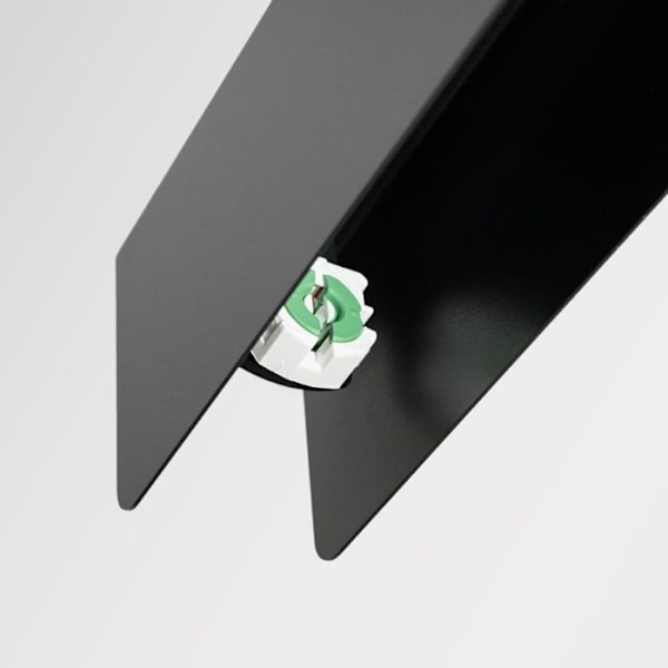 Suspensionslampe - Sollux - SPARK - LED G13 - 850lm - 3000K - Sort - 100x8x120cm Svart