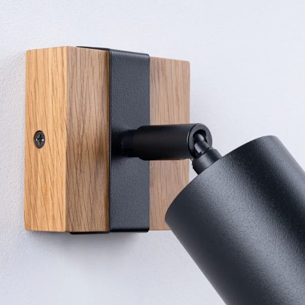 Sollux Lighting Fager 1 vägglampa svart