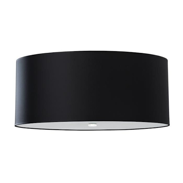 Taklampa - SOLLUX - OTTO 70 - Svart tyg - E27 - 6 lampor - IP20