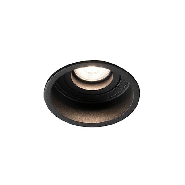 Faro Hyde Forsænket Downlight Rund Vipbar Sort - FARO40119 Sort