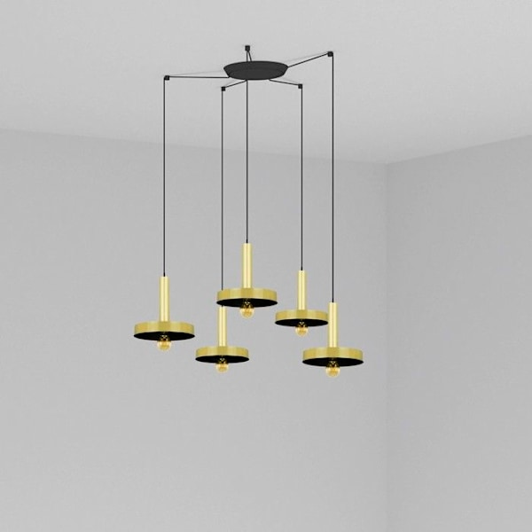 WHIZZ Golvlampa eller svart 5L 20161-5L KOPPAR