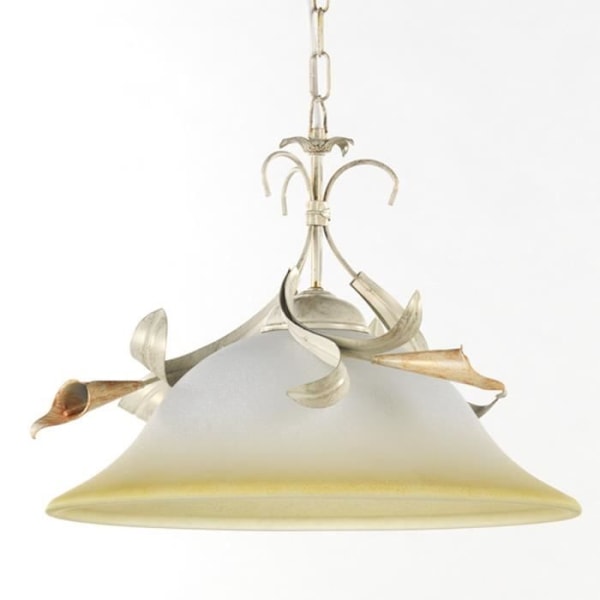 Hængende loftlampe - Onli - LUCREZIA - Elfenben - Metal og glas - E27