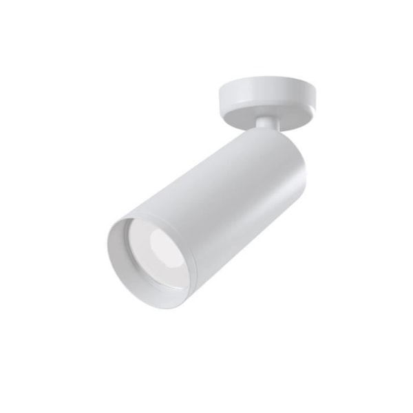 Plafonnier Focus i aluminium. Maytoni. Hvid farve. Justerbar 180 ° vandret 90 ° lodret. Moderne stil. 1 X Hvid